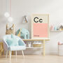 Personalised Name Art Print Minimal Colour Swatch, thumbnail 4 of 10