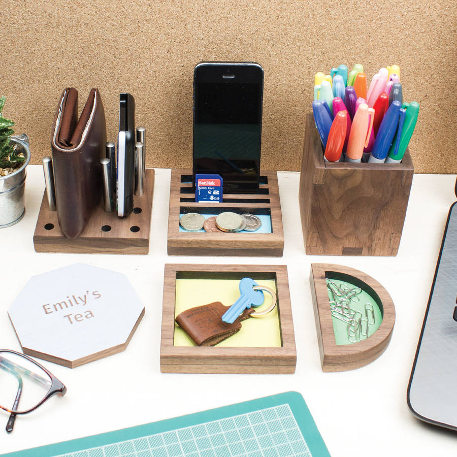 modular desk tidy by create gift love | notonthehighstreet.com