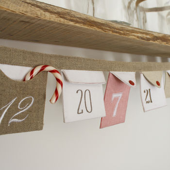 Letter Advent Envelope Bunting, 4 of 10