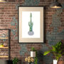 Scandi Boho Cactus Plant Wall Art Print No. Two, thumbnail 1 of 4