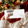 Personalised Christmas Money Wallet Whimsical Squirrel Design, thumbnail 2 of 3