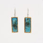 Turquoise Reef Drop Earrings, thumbnail 1 of 2