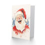 Happy Jolly Santa Claus Xmas Christmas Card, thumbnail 2 of 4