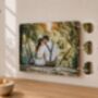 Personalised Wood Photo Print – Custom Wedding Photo On Wooden Planks, thumbnail 4 of 7