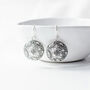 Silver Plated Ornate Dangle Earrings, thumbnail 2 of 11