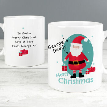 Personalised Mr Claus Christmas Mug – Stocking Filler And Secret Santa Gift, 4 of 5