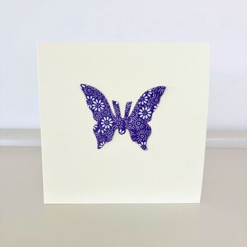 Handmade Butterfly Birthday Card, 8 of 10