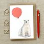 Personalised Polar Bear Birthday Card, thumbnail 1 of 4