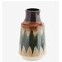 Stoneware Vase Green/Cream, thumbnail 1 of 3