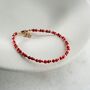 Natural Coral Beaded Bracelet, thumbnail 8 of 8
