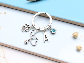 Personalised Veterinary Keyring Vet Thank You Gift, 4 of 11