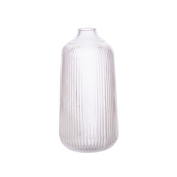 Tall Fluted Glass Vase, 9 of 10