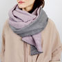 Personalised Reversible Pleated Cashmere Scarf Shawl, thumbnail 2 of 11