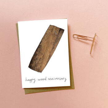 Wood Anniversary Card, 3 of 4