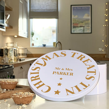 Personalised Christmas Tin, 2 of 5