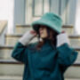 Sage Green Fluffy Bucket Hat, thumbnail 6 of 6