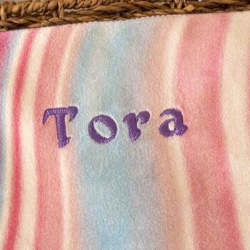 Personalised Custom Name Velvet Makeup Bag Gift, 7 of 8