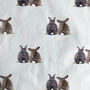 Bunny Rabbit Cotton Tea Towel, thumbnail 4 of 5