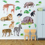 Watercolour Jungle Animal Wall Stickers, thumbnail 2 of 2