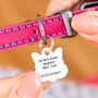 Personalised Cat Face Hello Cat ID Tag, thumbnail 7 of 12