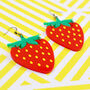 Strawberry Statement Earrings, thumbnail 3 of 3