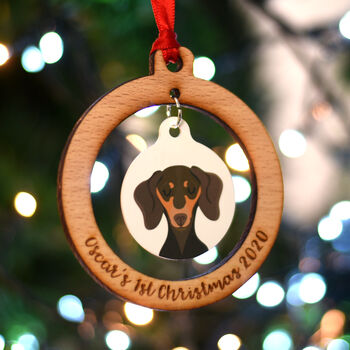 Puppy's First Christmas Dog Decoration, 8 of 12