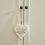 Personalised New Home Wooden Hanging Heart, thumbnail 3 of 4