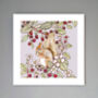 'Squirrel And Blackberries' Print, thumbnail 1 of 3