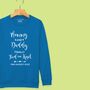 'Mummy And Daddy Finally Tied The Knot' Boys/Girls Wedding Sweatshirt, thumbnail 7 of 12