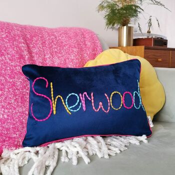 Hometown Personalised Cushion, 3 of 4