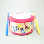 Personalised Musical Kids Drums, thumbnail 1 of 2