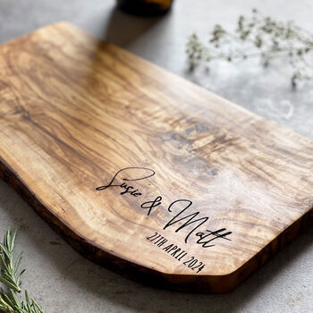 Personalised Wooden Olive Board, 2 of 11