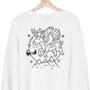Colour In Reindeer Christmas Jumper, thumbnail 8 of 8