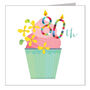 Cupcake 80th Birthday Card, thumbnail 2 of 4