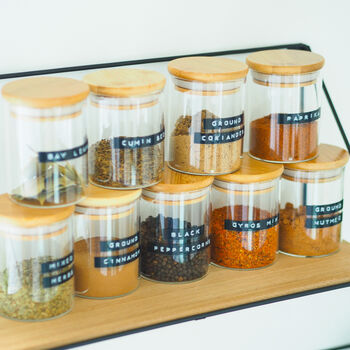 Personalised Storage Jar For Herbs And Spices, 6 of 9