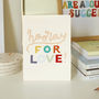 Hooray For Love! Engagement Wedding Card, thumbnail 2 of 5