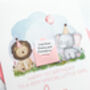 Personalised Mini Envelope Animal Birthday Card, thumbnail 2 of 6