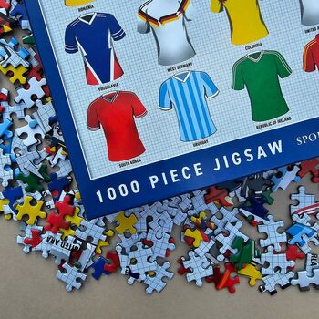 Vintage Football Tops 1000 Piece Jigsaw, 5 of 5