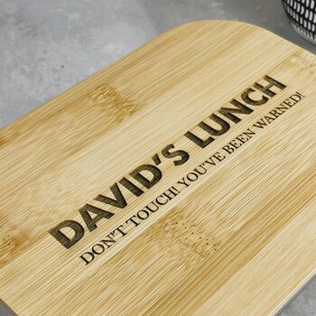 Personalised Glass And Bamboo Lunch Box, 5 of 8