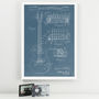 Anatomy Of The Guitar Patent Print, thumbnail 3 of 8