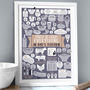 Personalised Kitchen Print How To Cook Everything, thumbnail 5 of 12