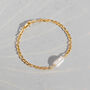 Long Irregular Keshi Pearl Bracelet, thumbnail 2 of 8