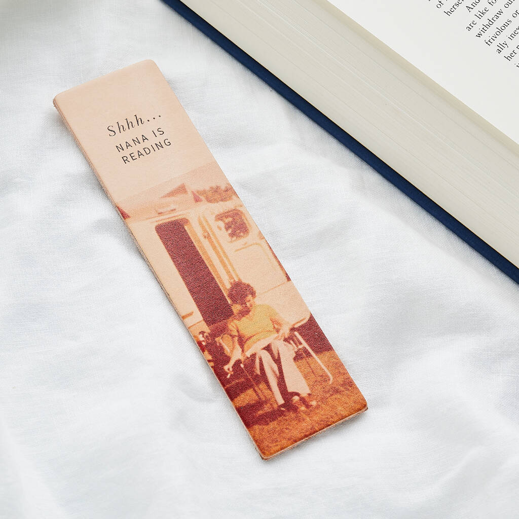 Personalised Leather Bookmark With Photo By Create Gift Love ...