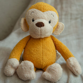 Monkey Squeaker Plush Toy, 3 of 7