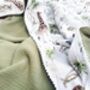 Safari Baby Blanket, 100% Organic Cotton, thumbnail 3 of 12