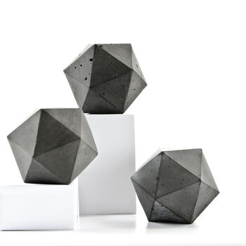 Icosahedron Sculpture, Paperweight, 2 of 10
