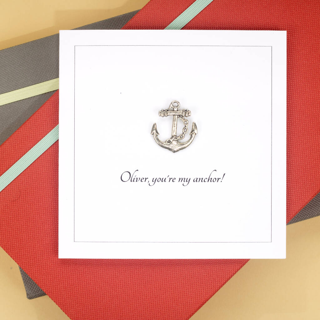 You're My Anchor! Personalised Father's Day Card, 1 of 2
