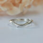 Silver Curved Rowan Twig Ring, thumbnail 1 of 6