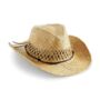 Wired Brim Holiday Straw Cowboy Hat, thumbnail 2 of 3
