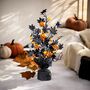 Spooky Black Halloween Autumn Light Up Tree, thumbnail 2 of 6